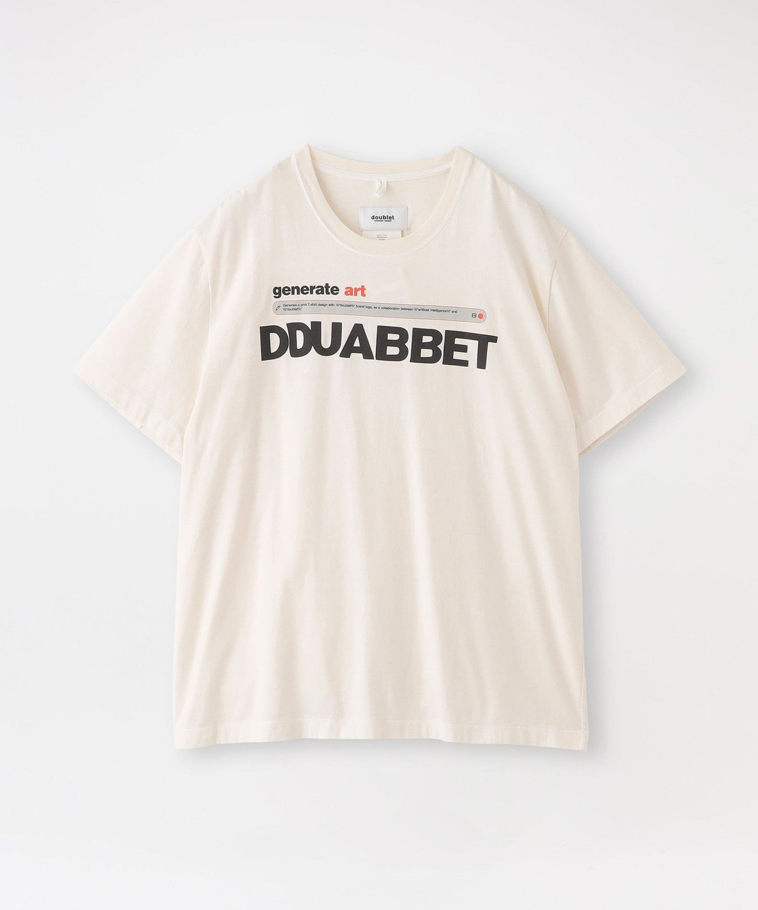 doublet/ダブレット】AI-GENERATED DOUBLET LOGO T-SHIRT 24SS32CS315 