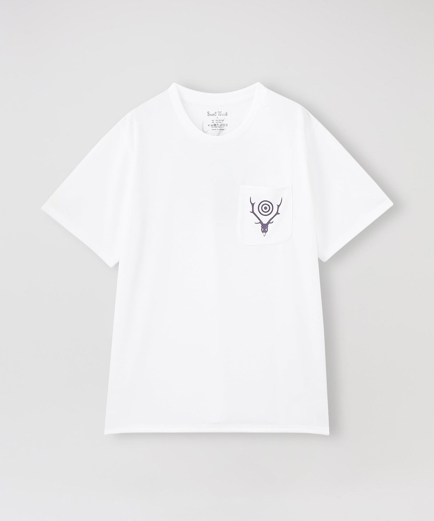【South2 West8】Tシャツ S/S Round Pocket Tee -Circle Horn OT615