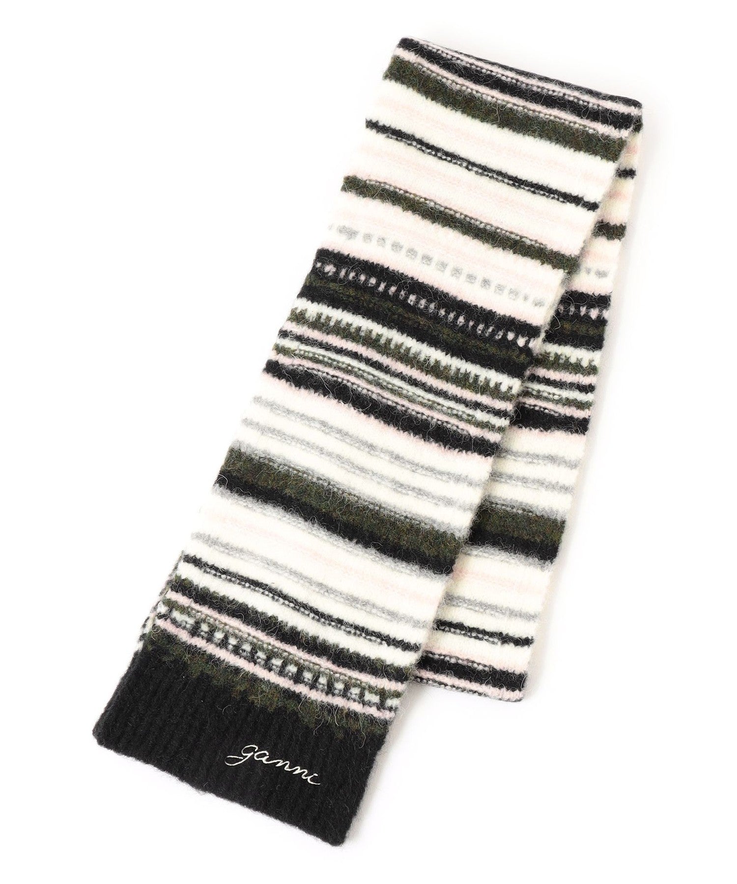 GANNI/ガニー】マフラー Striped Soft Wool Scarf A6310 Black 099(マフラー・ストール・スカーフ)｜LOVELESS(ラブレス)のファッション通販  - SANYO ONLINE STORE | 三陽商会