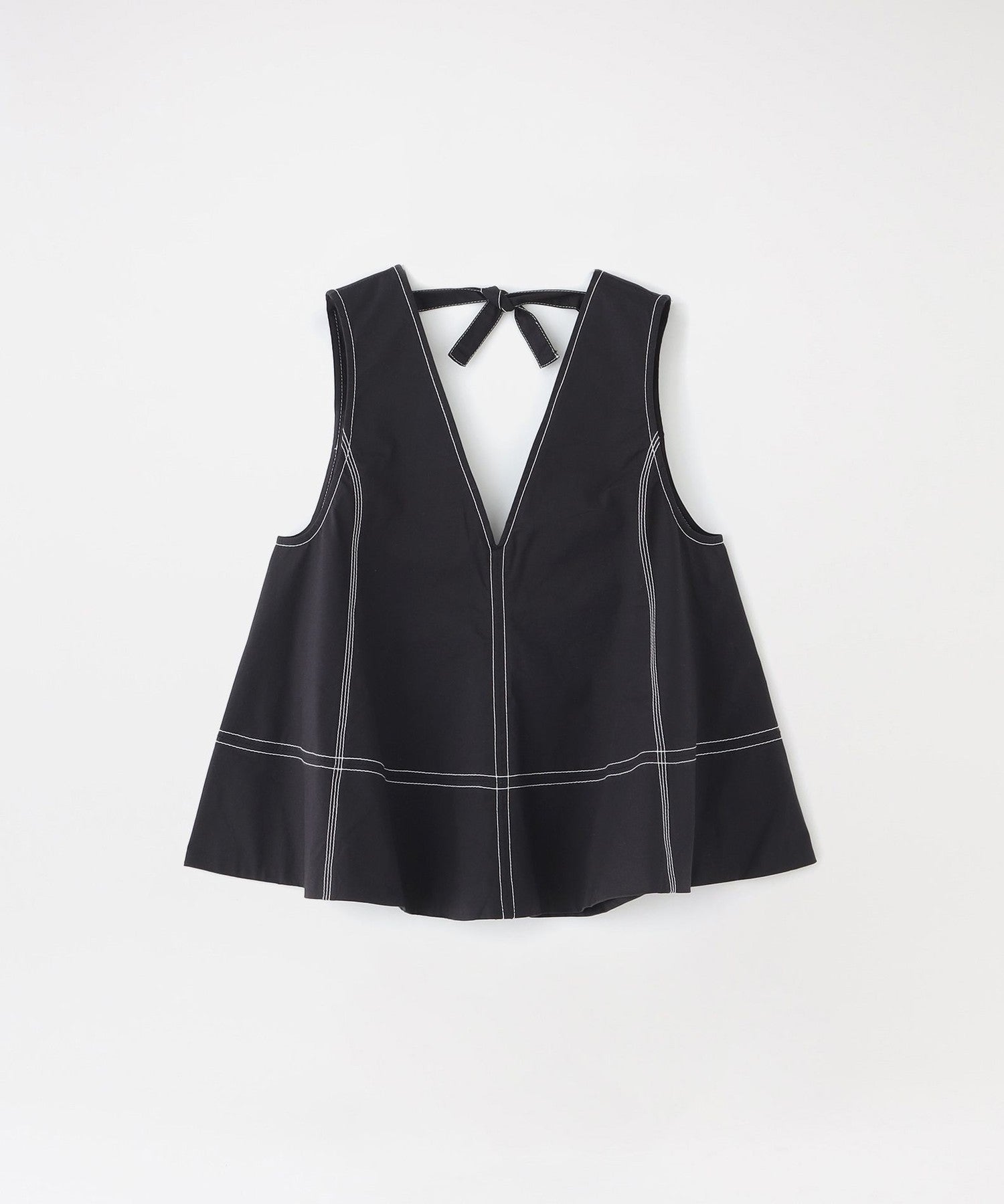 GANNI/ガニー】ノースリーブトップス Stretch Cotton A-line Top