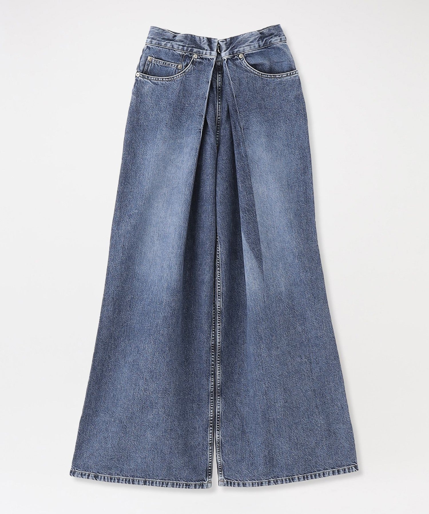 【JOHN LAWRENCE SULLIVAN】ジョン ローレンス サリバン WASHED DENIM WIDE PANTS JLSW-02