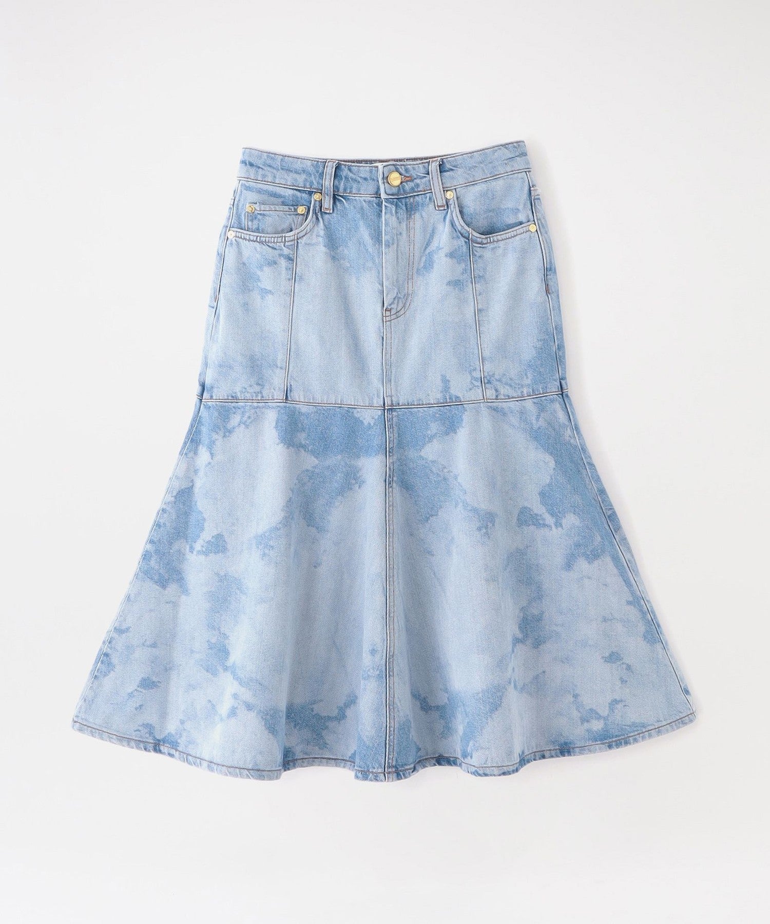 【GANNI/ガニー】デニムスカート Bleach Denim Flounce Midi Skirt J1419 564(スカート)｜LOVELESS(ラブレス)のファッション通販  - SANYO ONLINE STORE | 三陽商会