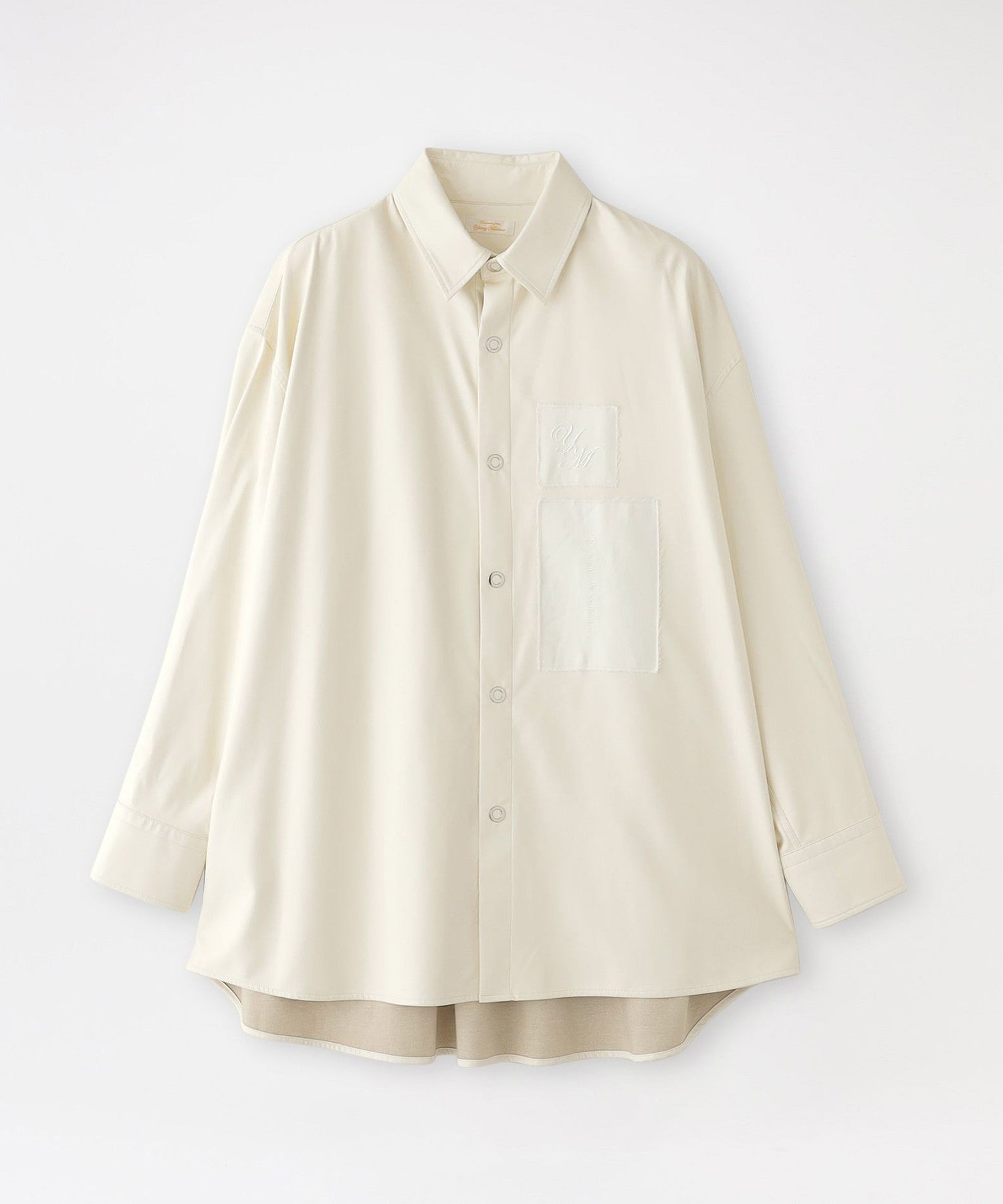 Education from Youngmachines】シンセティックレザー フレイシャツ