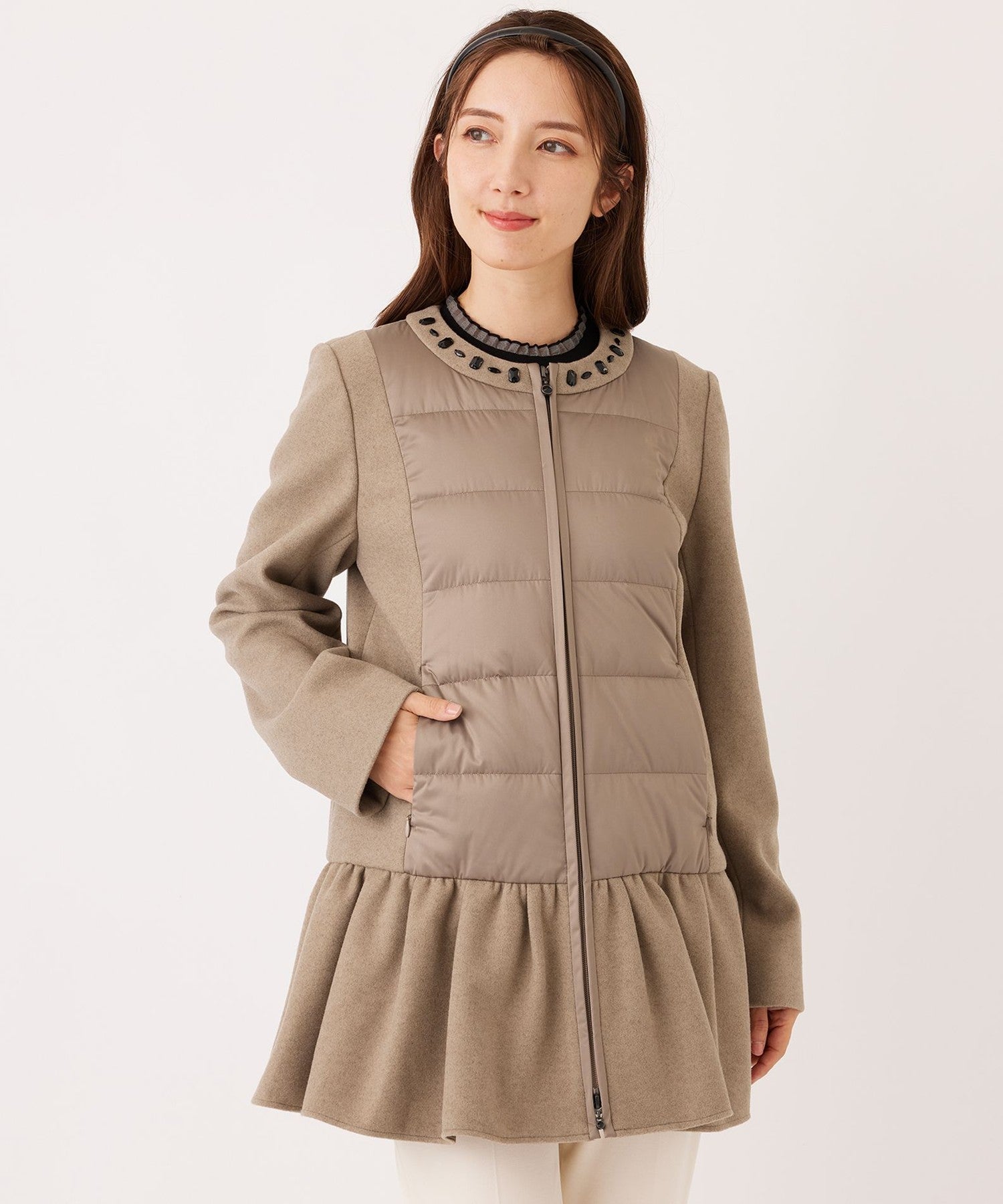 タフタコンビテックメルトン コート(コート)｜TO BE CHIC(トゥー ビー