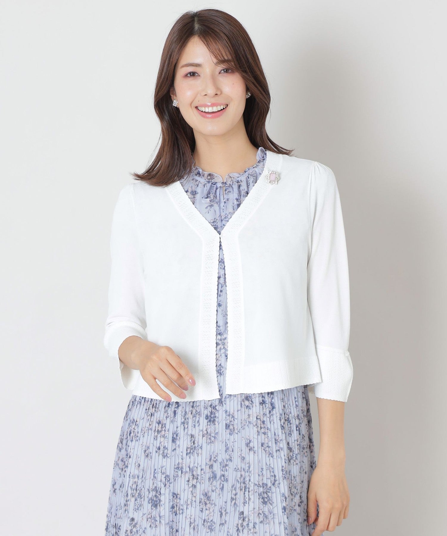 透かし編み ショートボレロ(トップス)｜TO BE CHIC(トゥー ビー