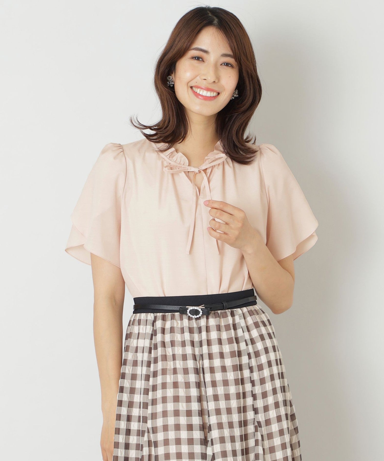 ブライトクロス リボンブラウス(トップス)｜TO BE CHIC(トゥー ビー シック)のファッション通販 - SANYO ONLINE STORE  | 三陽商会