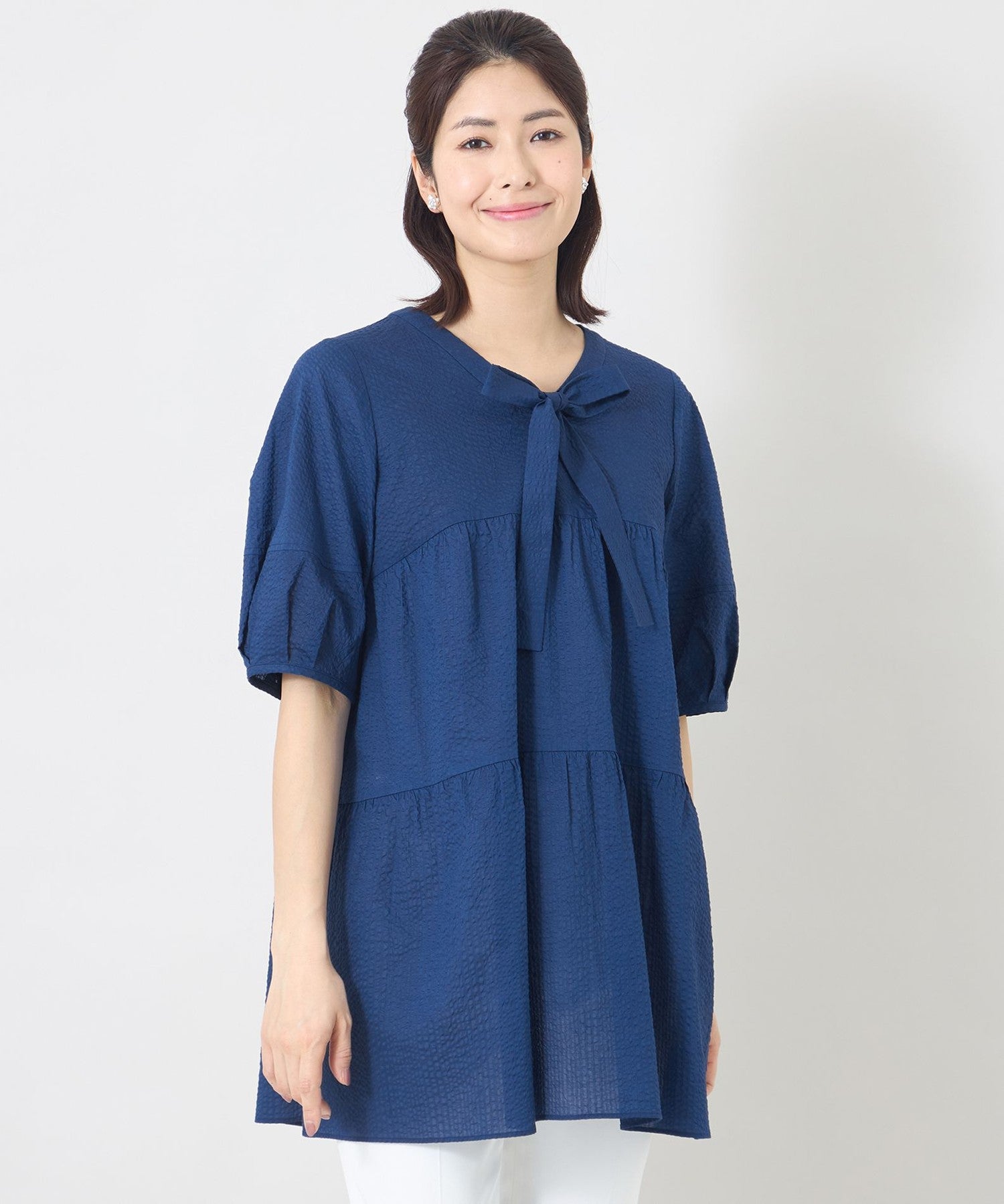 ウェーブローン エアリーティアードチュニック(トップス)｜TO BE CHIC