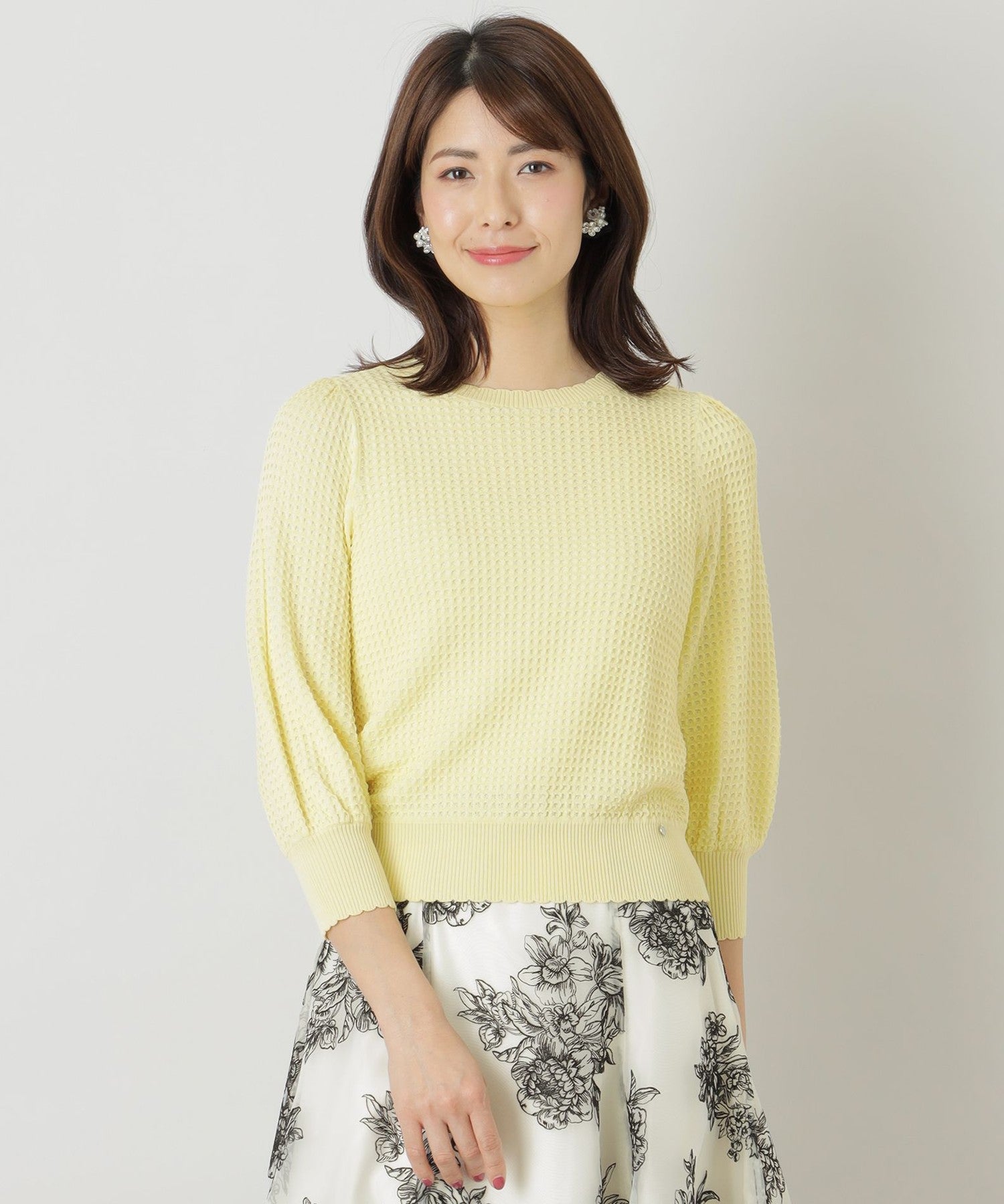 レーヨンナイロン プルオーバーニット(トップス)｜TO BE CHIC(トゥー 