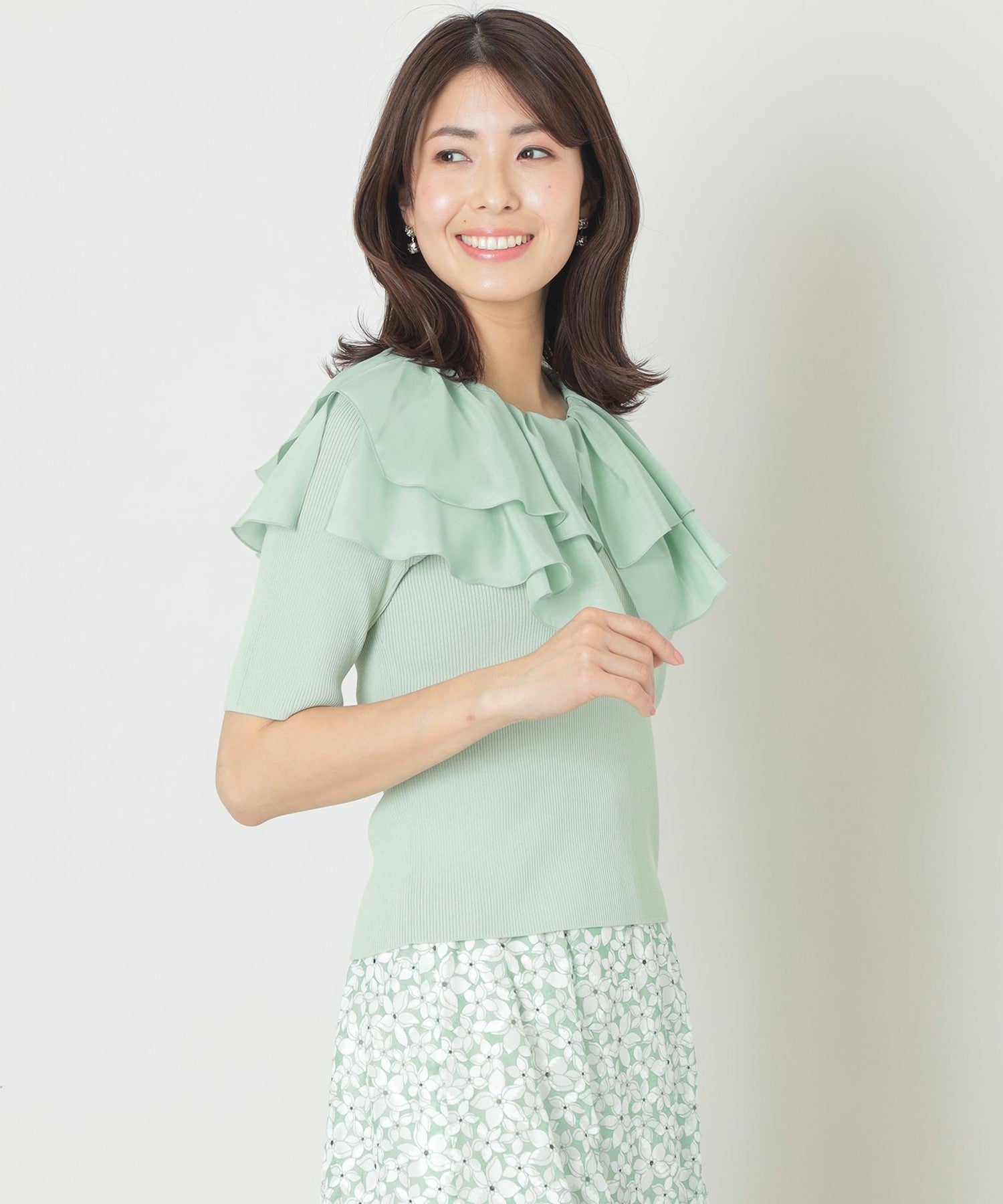 ケープカラー コンビニット(トップス)｜TO BE CHIC(トゥー ビー シック