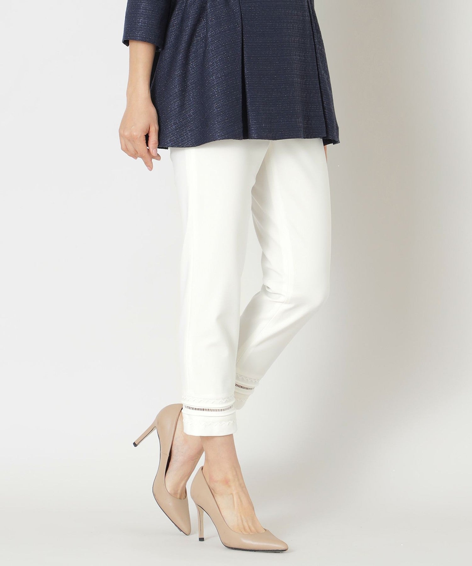 ポリエステルストレッチ パンツ(パンツ)｜TO BE CHIC(トゥー ビー