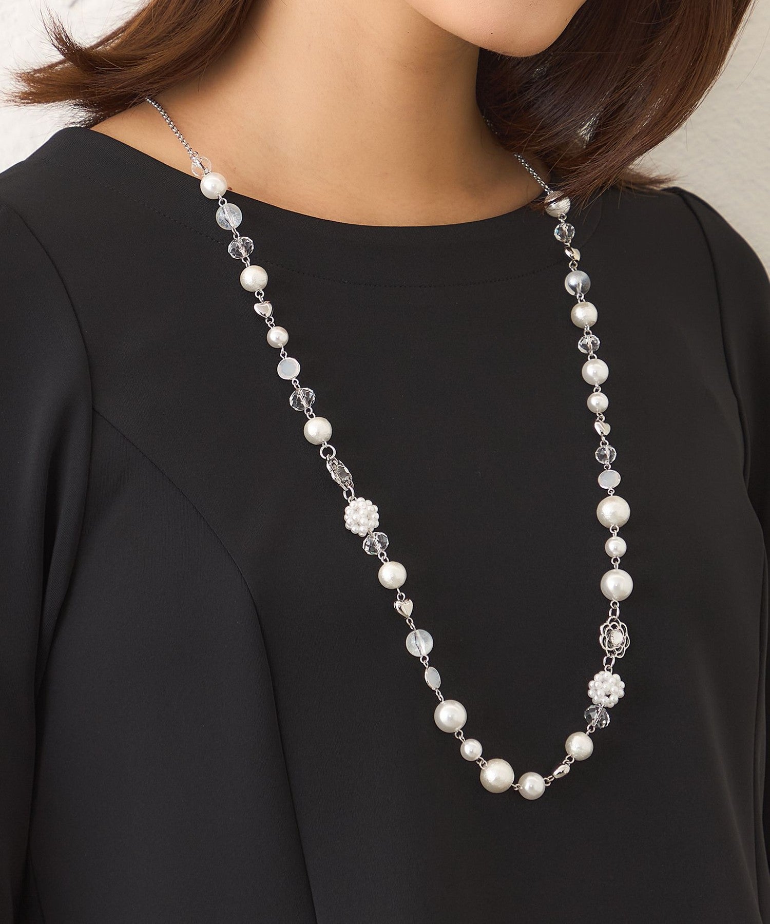 カメリアミックス ネックレス(小物・雑貨)｜TO BE CHIC(トゥー