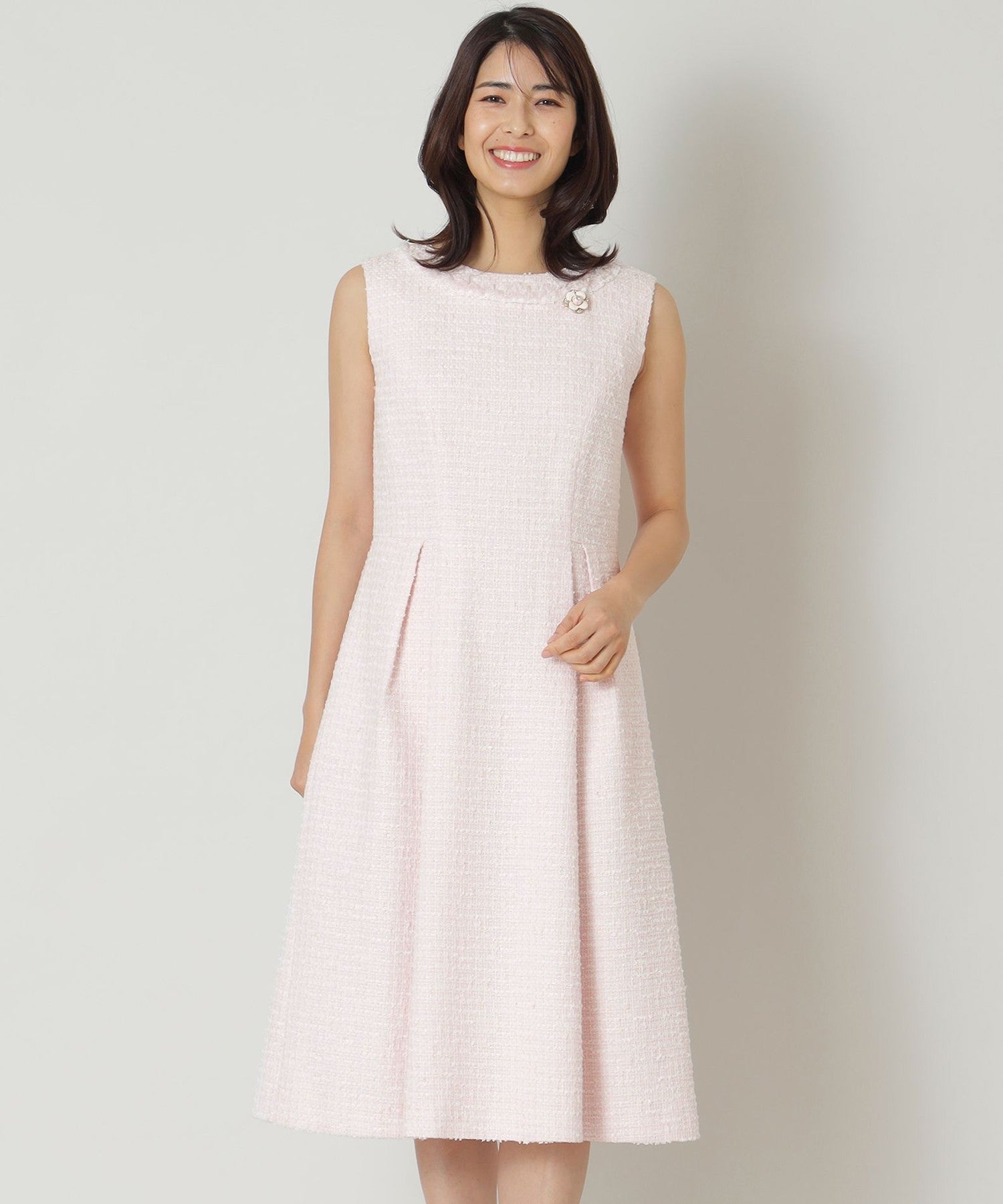 ワンピース tobechic レーヨンナイロンニットコンビ ワンピース | トゥービーシック(TO BE