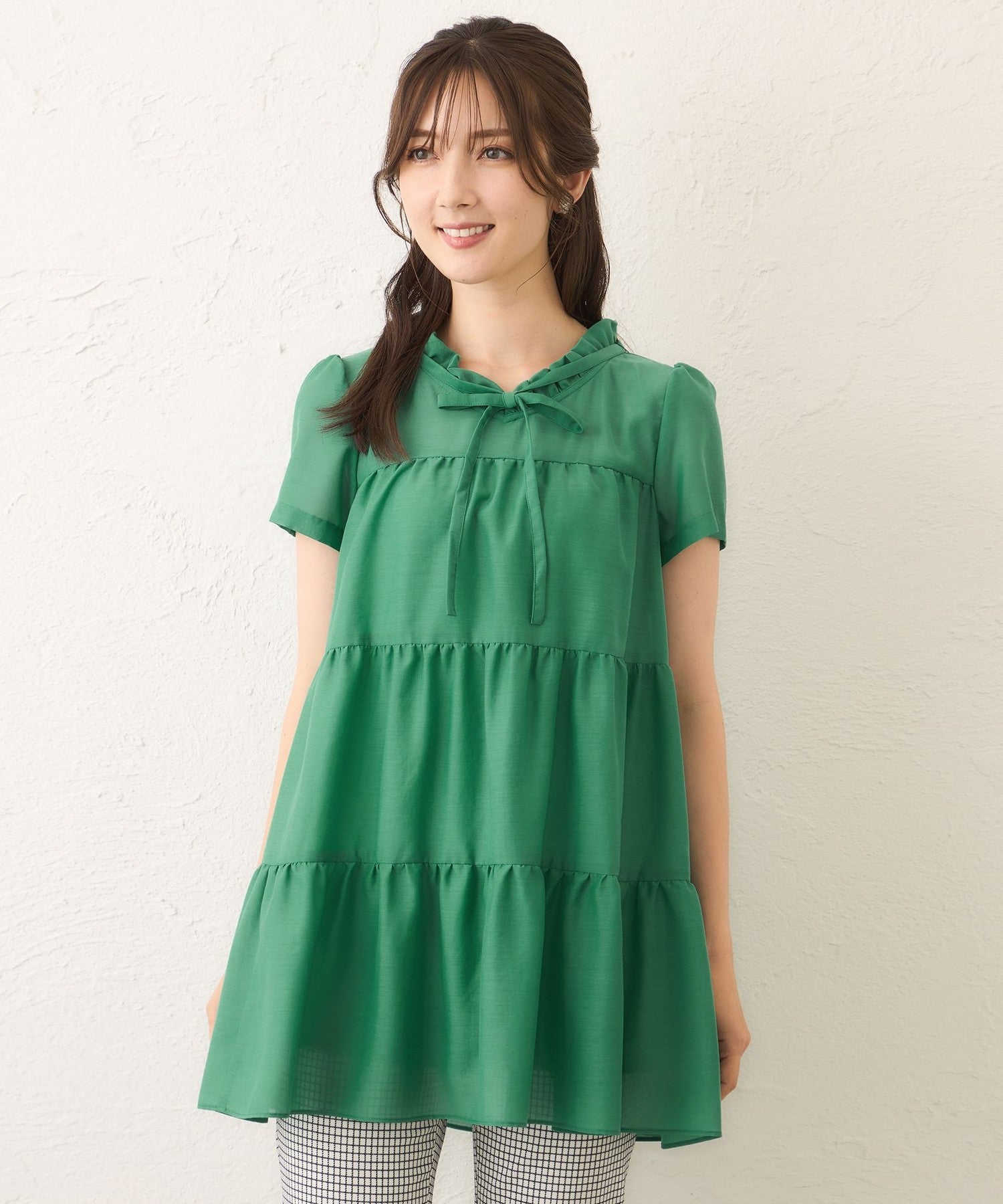 【美品】bonjour diary　チュニックブラウス Bonjour diary FW24 入荷ラインナップのご紹介 ①② Hand smock dress