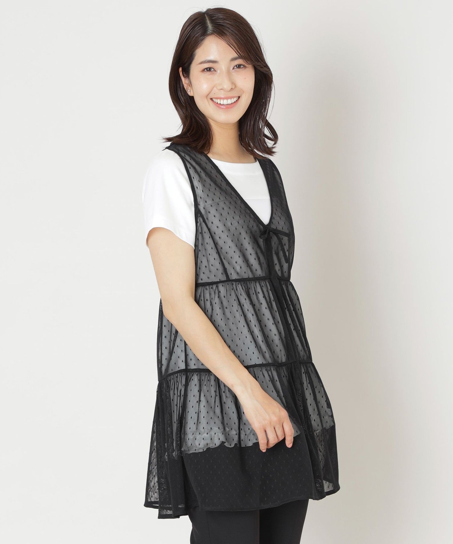 L】ドットチュール ジレ(ベスト)｜TO BE CHIC(トゥー ビー シック)の