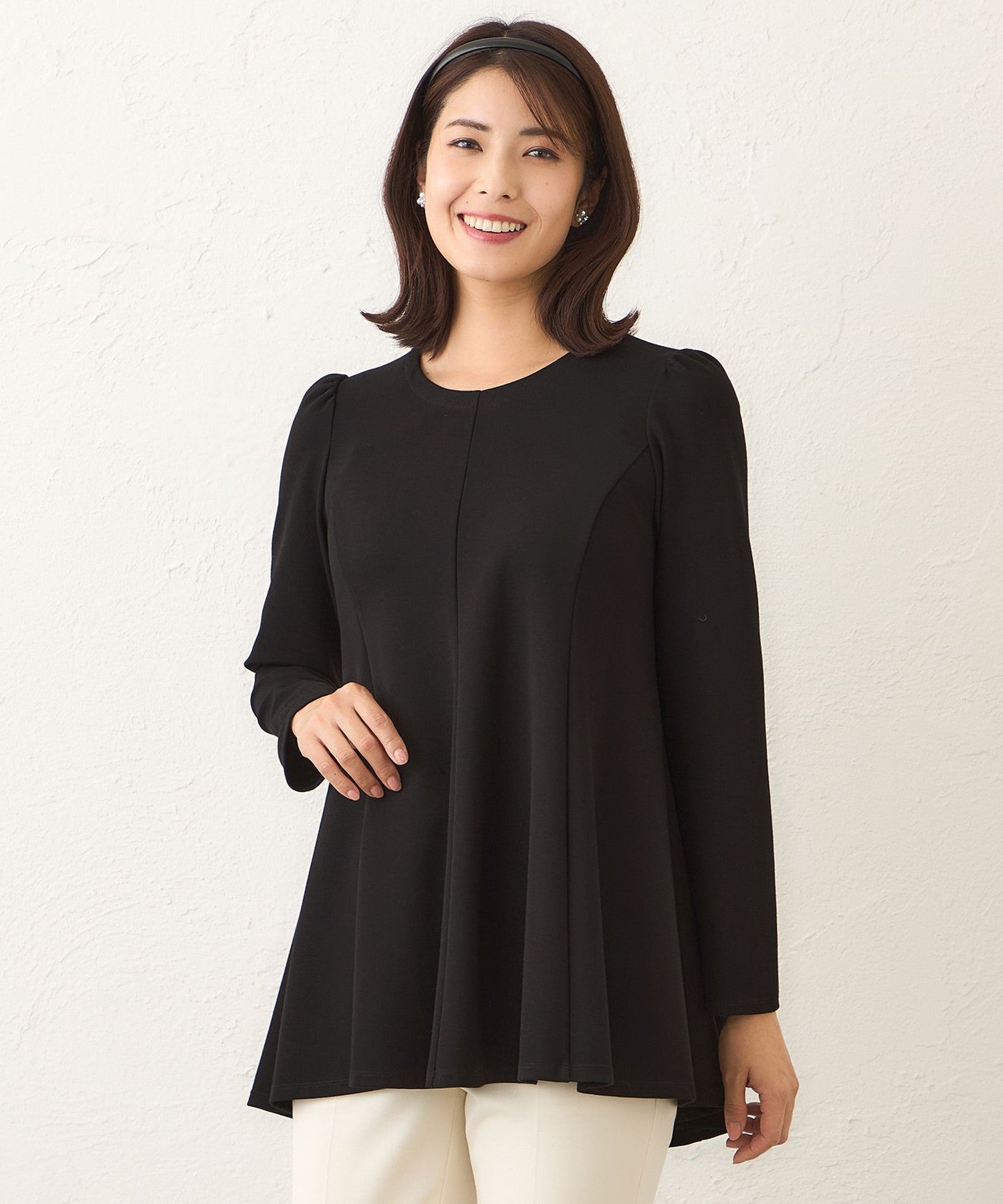 L】モイストポンチ カットソーチュニック(トップス)｜TO BE CHIC