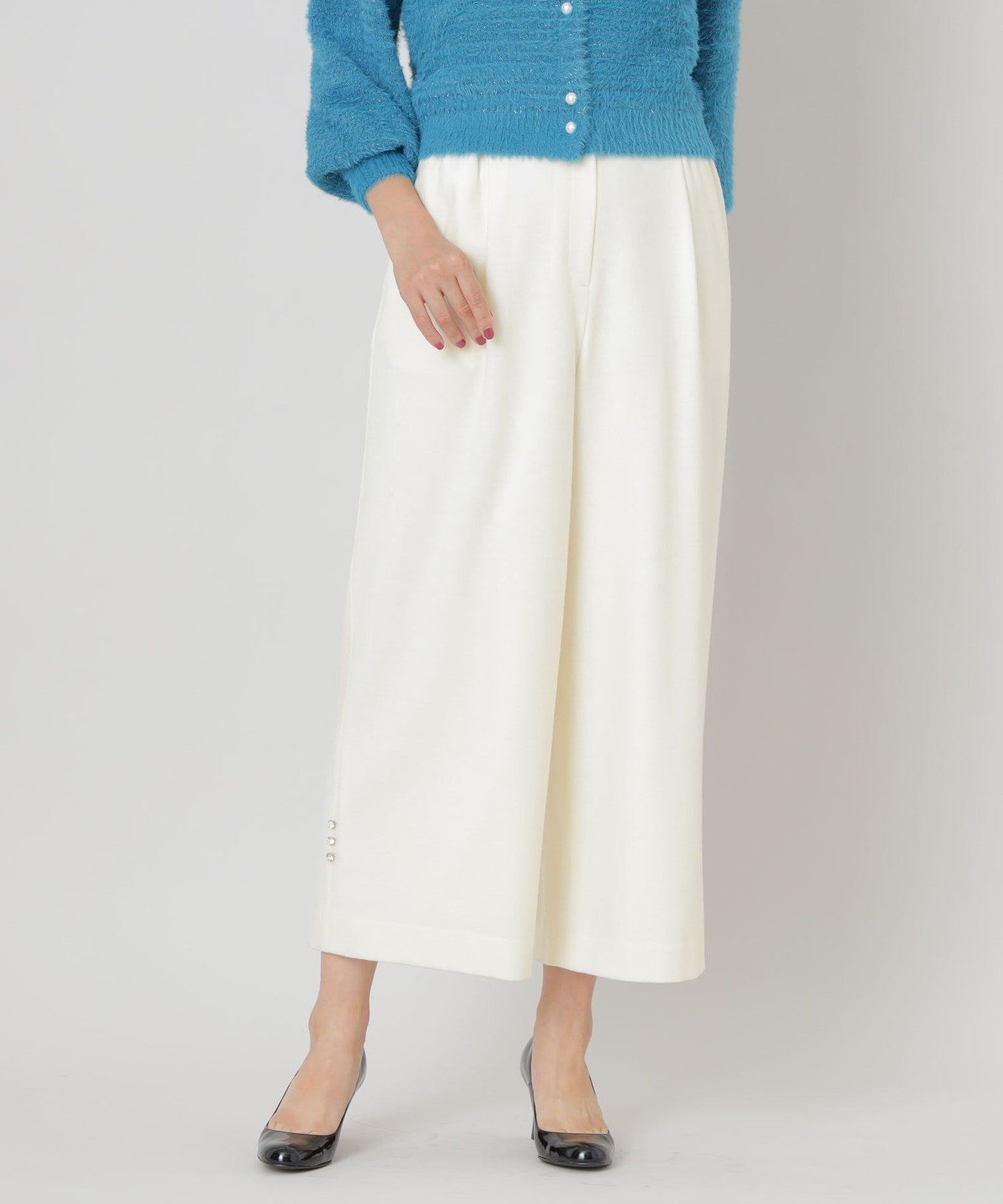 L】バランサーキュラー ワイドパンツ(パンツ)｜TO BE CHIC