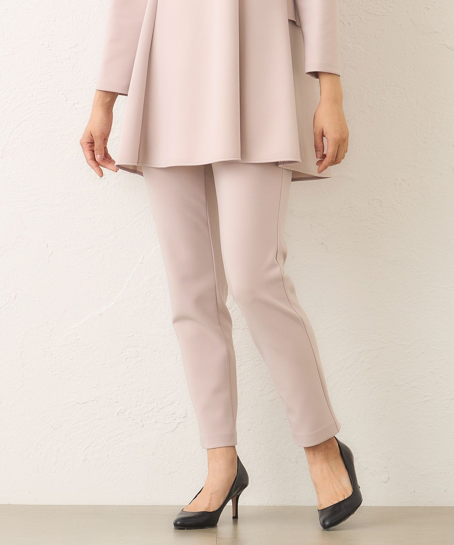 L】マットストレッチダンボール パンツ(パンツ)｜TO BE CHIC(トゥー