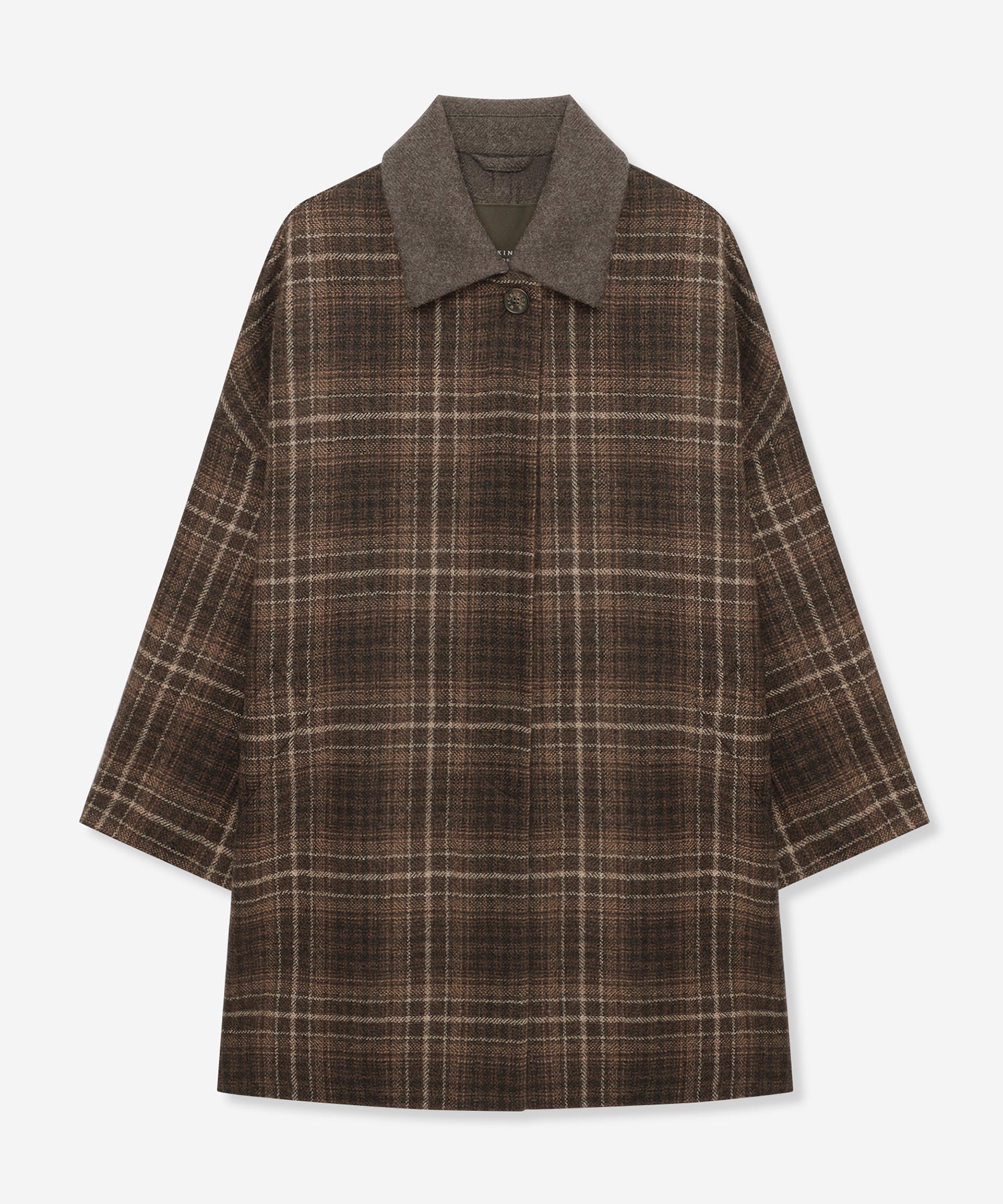 WEB・一部店舗限定】【ROSLEY/ロズリー】ウールリバーチェックコート