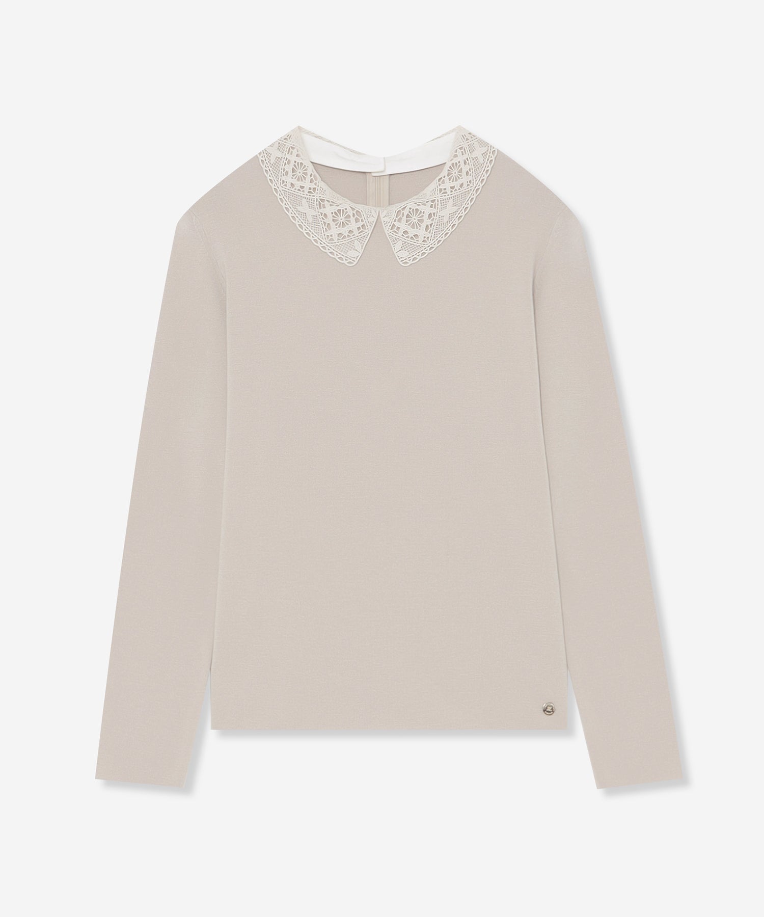 最終価格❕新品・タグ付【MACKINTOSH LONDON】 レース トップス レースカラーコンビニットプルオーバー （ニット・セーター