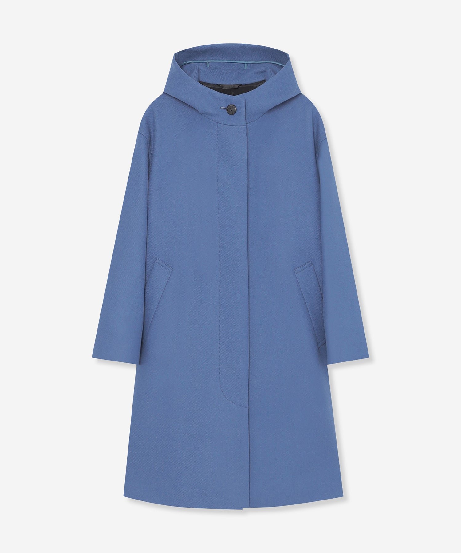 L】【CHRYSTON/クリストン】ウールダブルクロスメルトンフーデット