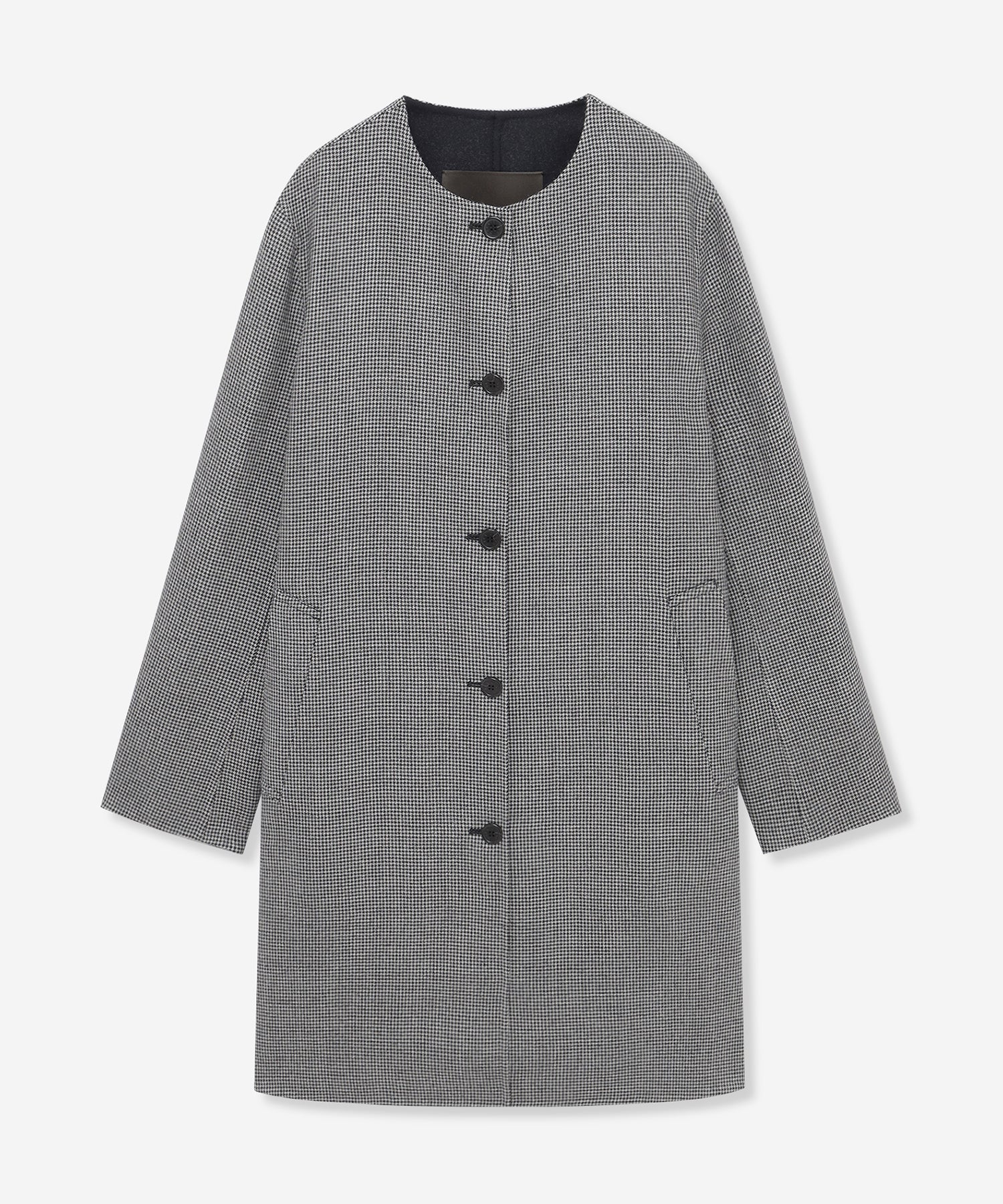 L】ライトウールリバーノーカラーコート(コート)｜MACKINTOSH LONDON