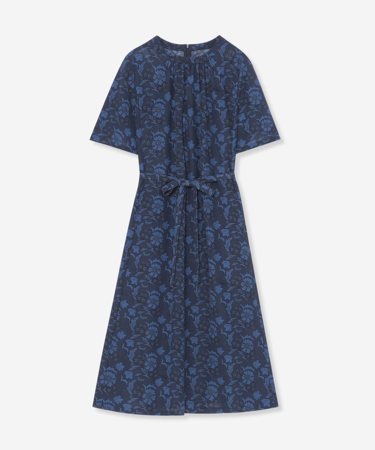 L】【BIBURY FLOWER】ドローイングシャドーバイブリーワンピース