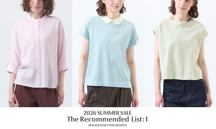 【WOMEN】2026 SUMMER SALE|  The Recommended List：１
