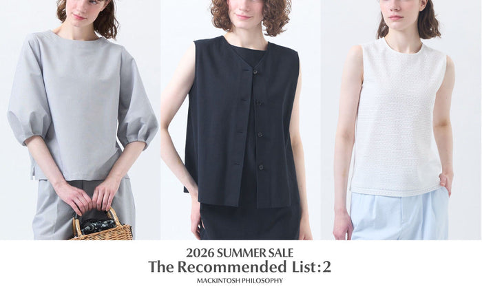 【WOMEN】2026 SUMMER SALE  |  The Recommended List：2
