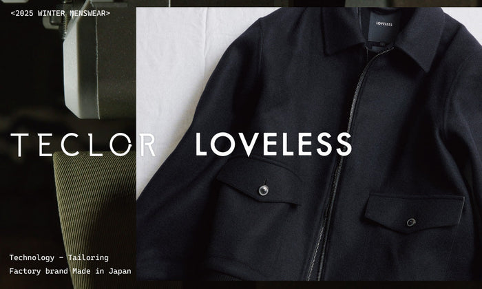 TECLOR × LOVELESS 昨年好評のコラボレーション第2弾が新着