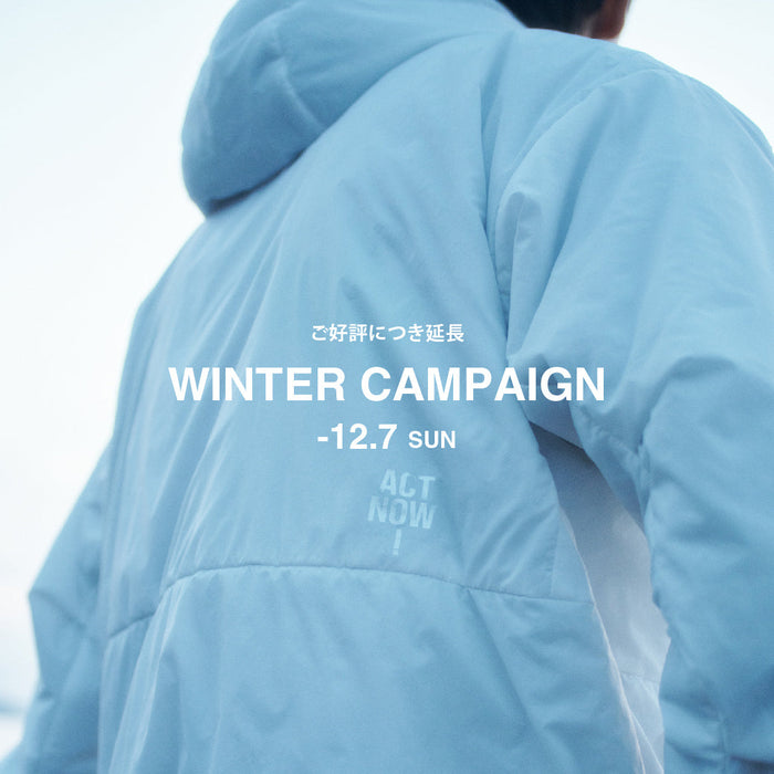 【ご好評につき延長】WINTER CAMPAIGN-ECOALF
