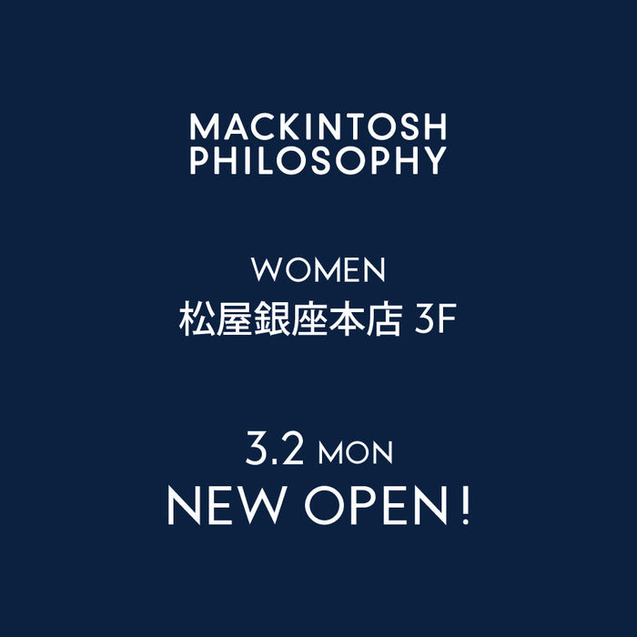 【WOMEN】松屋銀座本店 NEW OPEN