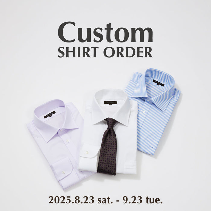 MACKINTOSH LONDON MEN｜  2025 AUTUMN&WINTER CUSTOM SHIRT ORDER