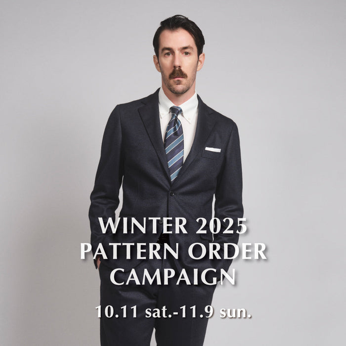 MACKINTOSH LONDON MEN｜WINTER2025 PATTERN ORDER CAMPAIGN