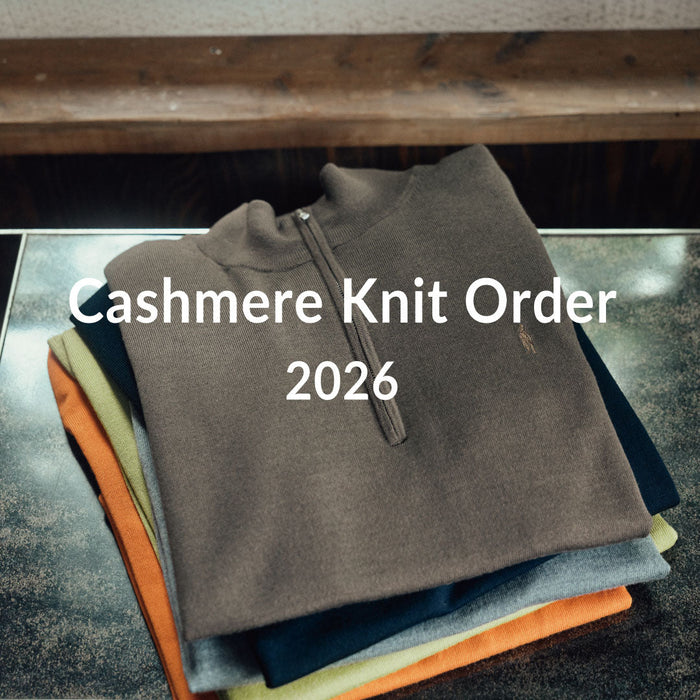 MACKINTOSH LONDON MEN｜Cashmere Knit Order