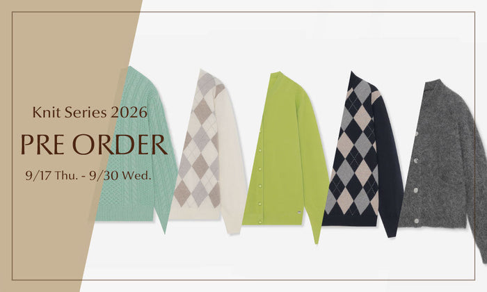 MACKINTOSH LONDON WOMEN | 2026 KNIT SERIES 一部予約販売 のお知らせ