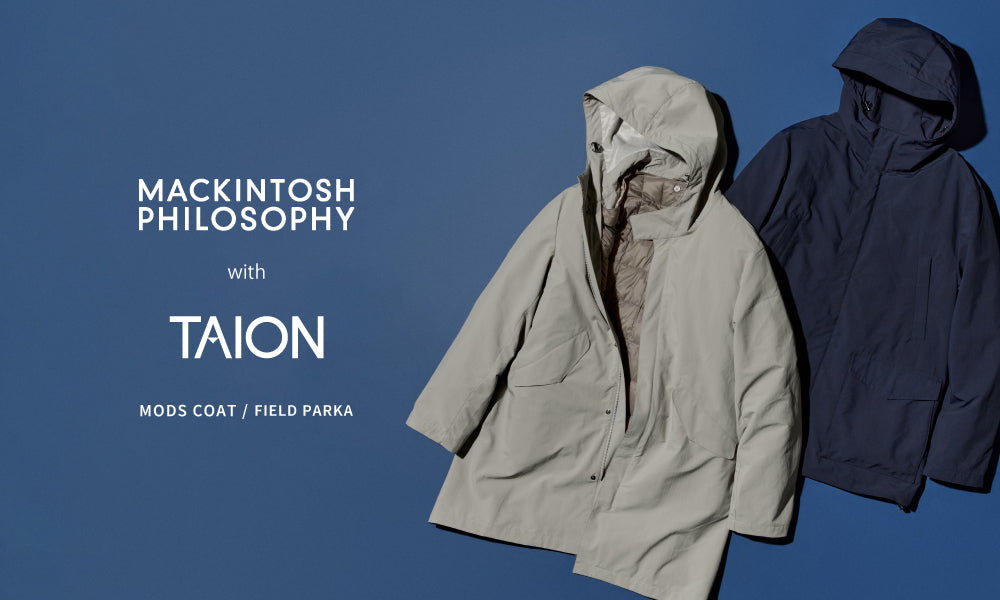 MEN MACKINTOSH PHILOSOPHY with TAION
