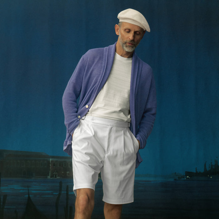 Paul Stuart men | Journey to Venice Fair ヴェニス柄ハンカチをプレゼント