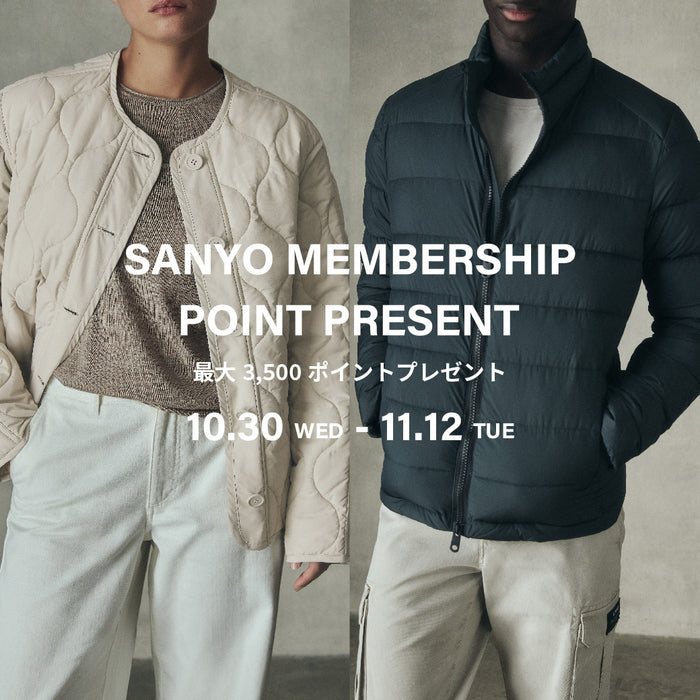 ECOALF | SANYO MEMBERSHIP POINT CAMPAIGN