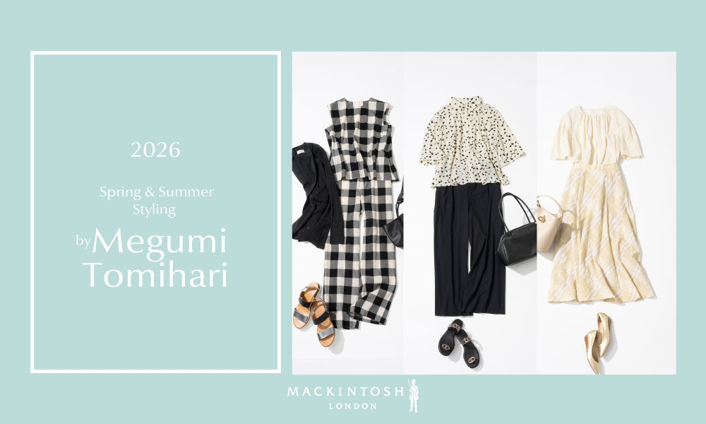 未使用級✨マッキントッシュロンドン【ウォッシャブル】レーヨン混アンサンブル ロゴ 特集一覧 - MACKINTOSH LONDON(マッキントッシュ ロンドン