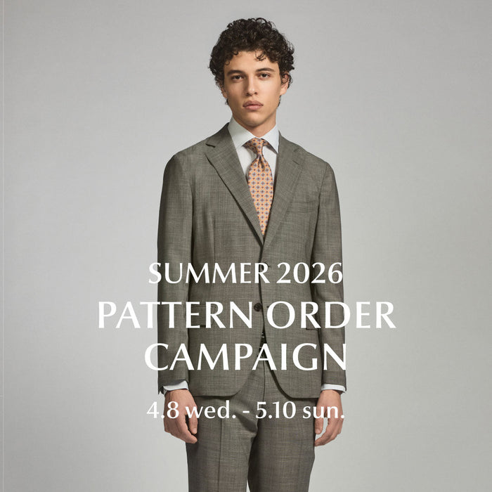 MACKINTOSH LONDON MEN｜SUMMER 2026 PATTERN ORDER CAMPAIGN