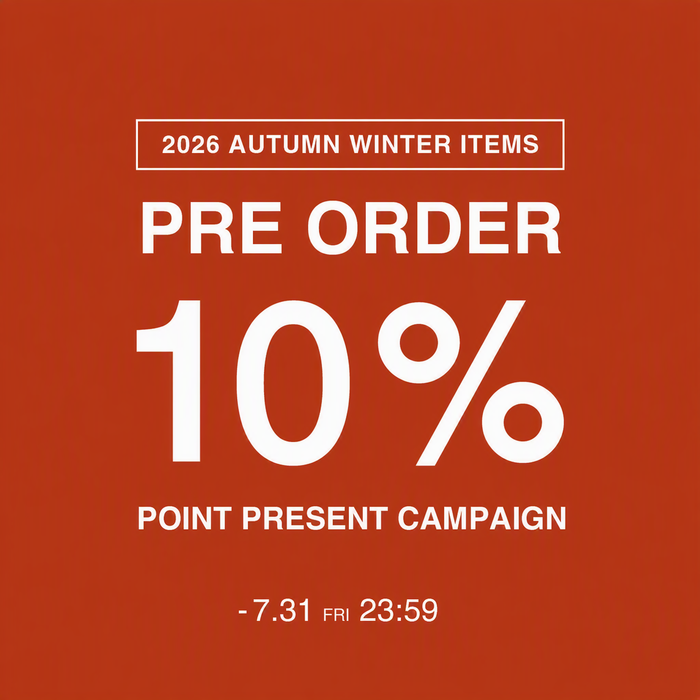 PRE ORDER 10% POINT CAMPAIGN －ECOALF