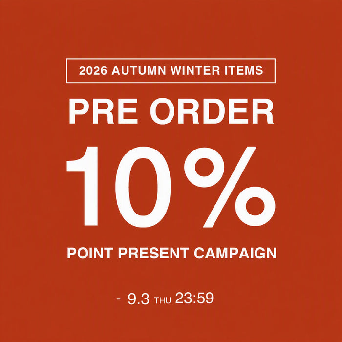PRE ORDER 10% POINT CAMPAIGN －ECOALF