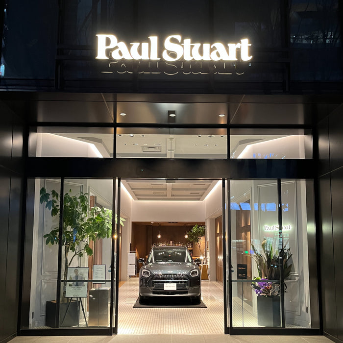 Paul Stuart 青山本店｜Paul Stuart GOLF – Proposing sustainability and lifestyle with MINI