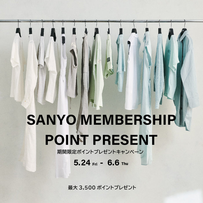 ECOALF | SANYO MEMBERSHIP POINT CAMPAIGN