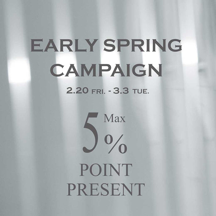 TRANS WORK | EARLY SPRING CAMPAIGN 開催のお知らせ |