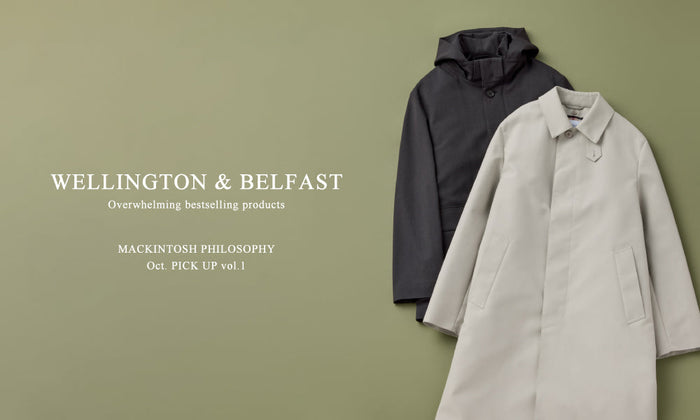 【MEN】2025AW Oct. PICK UP vol.1 | WELLINGTON & BELFAST