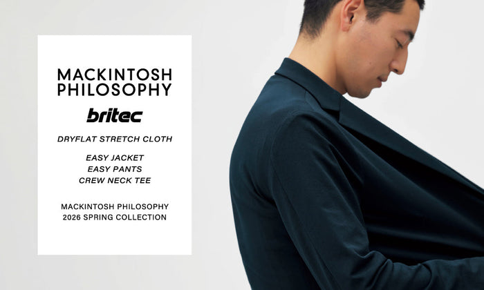 【MEN】britec - DRYFLAT STRETCH CLOTH