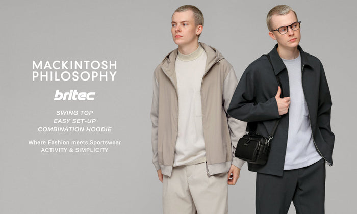 【MEN】“britec”SERIES｜Where Fashion meets Sportswear
