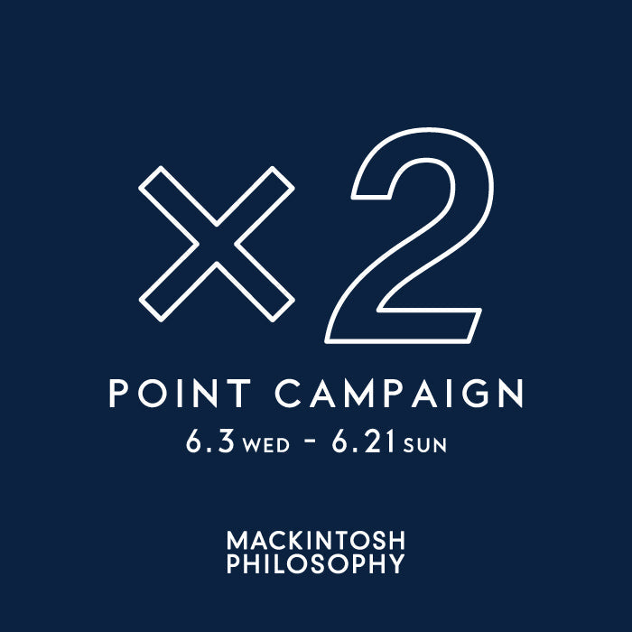 【MEN】6.3(wed)-6.21(sun) DOUBLE POINT CAMPAIGN