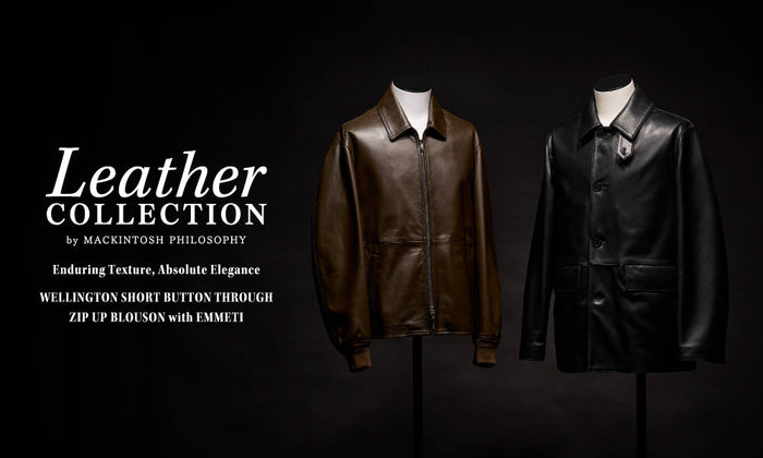 【MEN】Leather Meets Elegance
